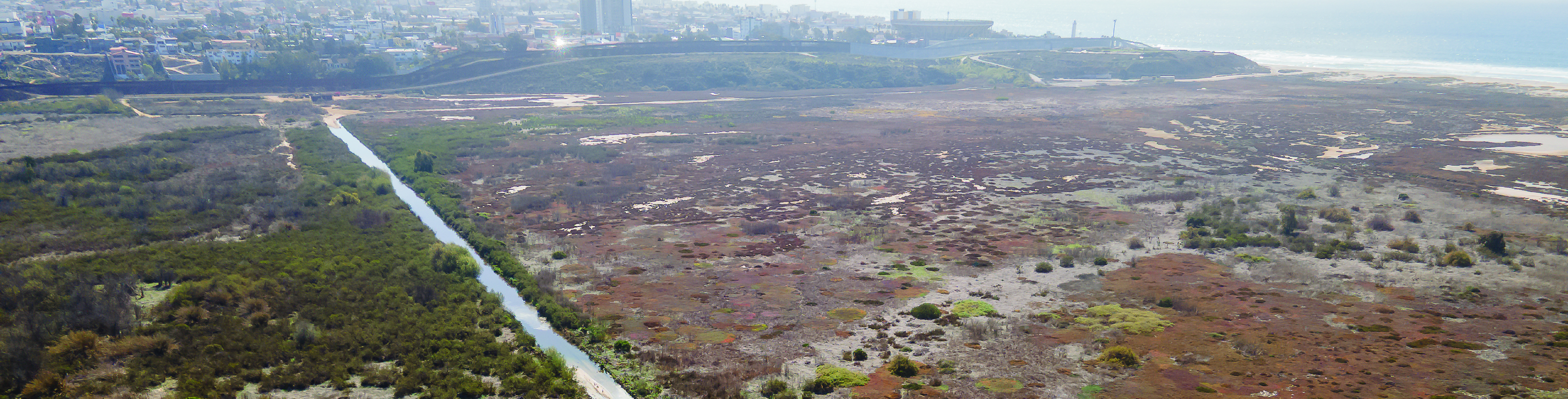 Overhead image of Border Field SP Monument Road